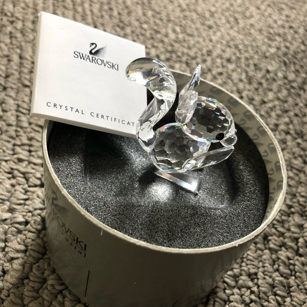 Swarovski crystal squirrel